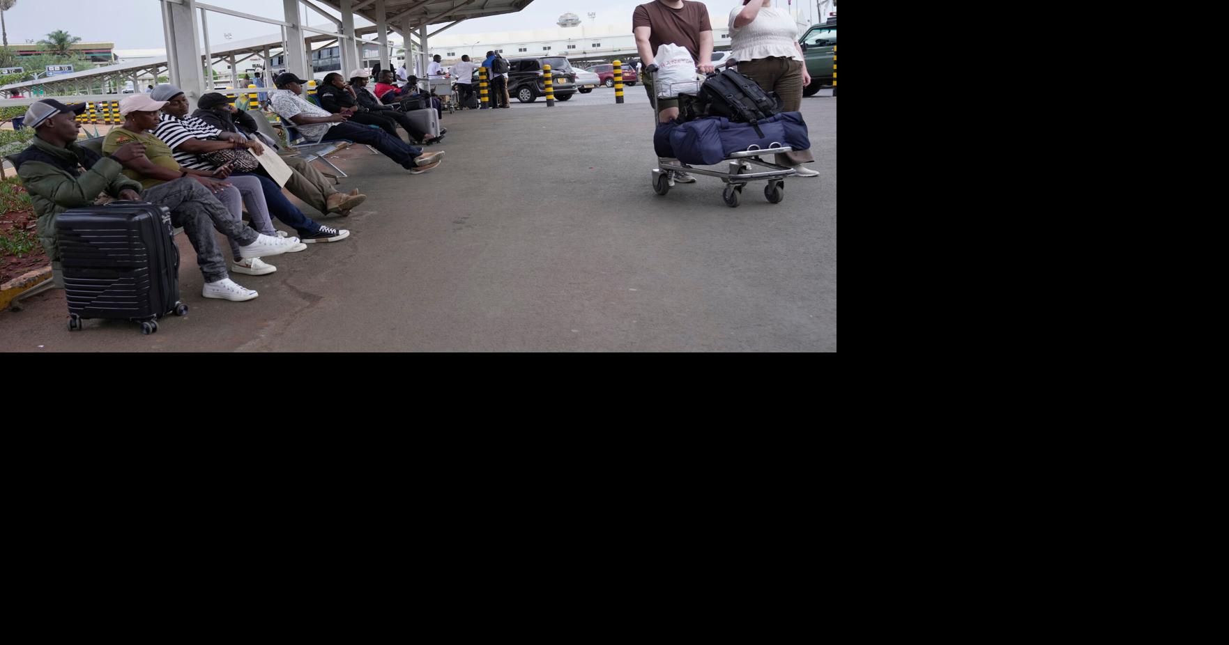 Strike by airport workers delays flights at Nairobi’s main airport, stranding passengers