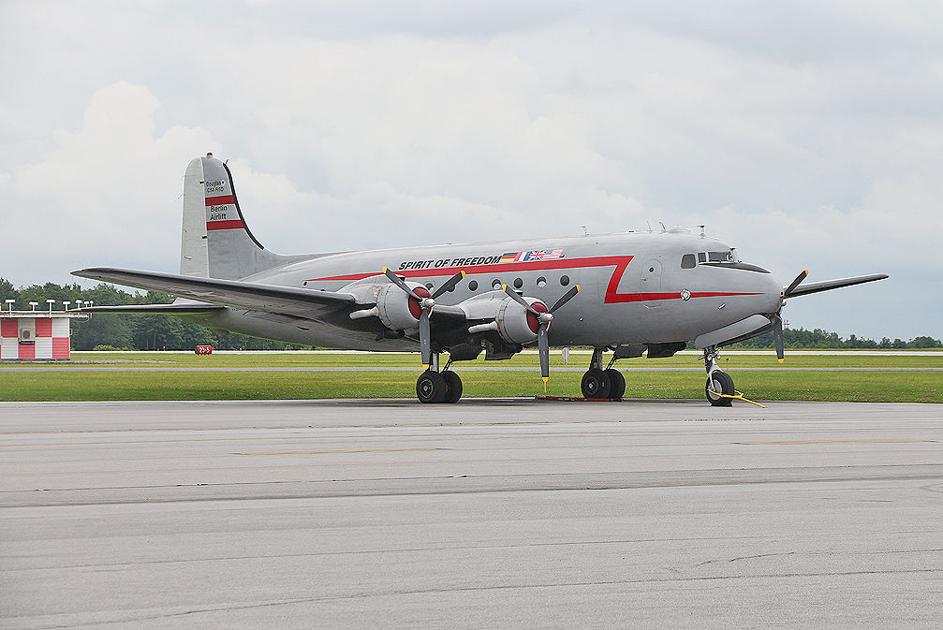 Historic plane parks at Johnstown airport News