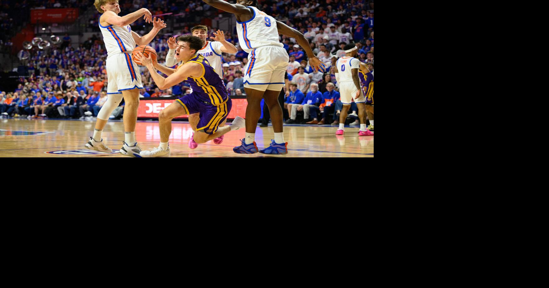 Rueben Chinyelu's fourth consecutive double-double helps No. 16 Florida beat Louisiana State 79-61