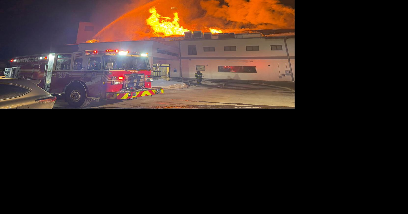 Emergency crews evacuate patients, battle blaze at Pennsylvania hospital