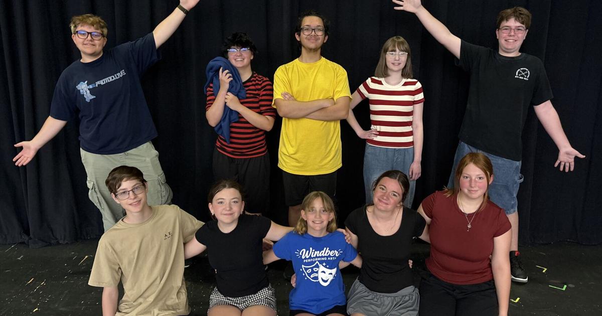 'You're a Good Man, Charlie Brown' on stage at Windber Area High School