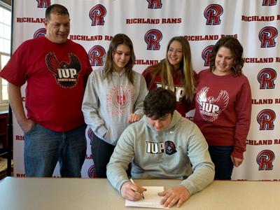Richland s Marshall signs with IUP upholds family Richland s Marshall signs with IUP upholds family