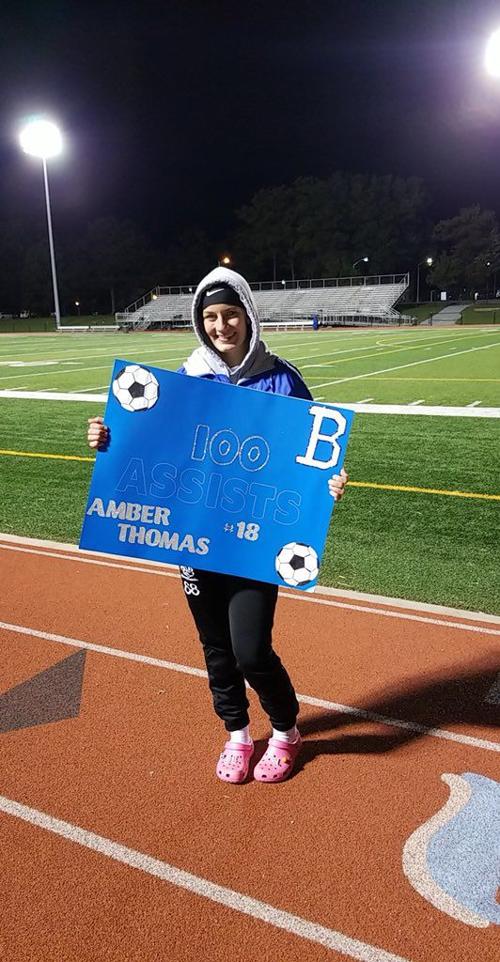 Bedford S Thomas Records 100th Assist Sports Tribdem Com