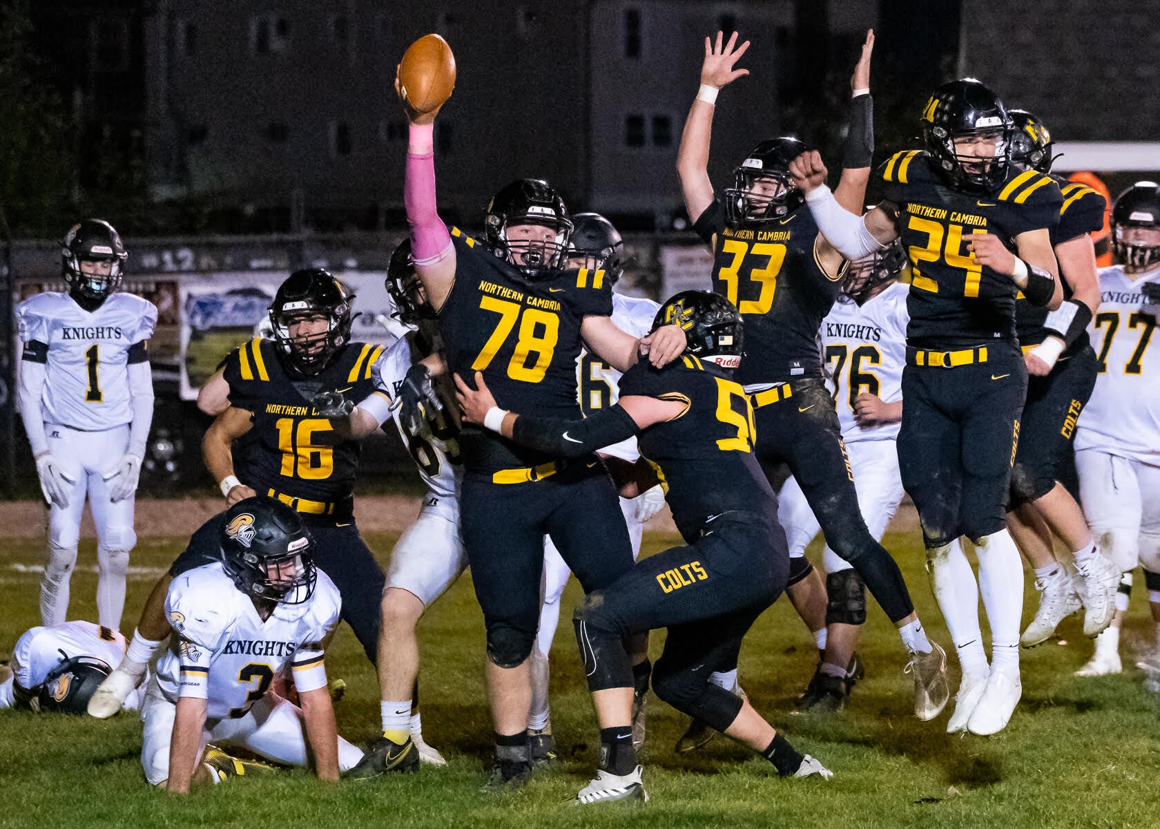 Northern Cambria offense, defense pic
