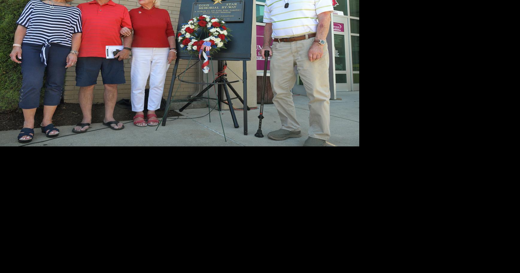 PHOTO GALLERY | 'Remembered and honored': Garden Club of Johnstown dedicates Gold Star marker at 1st Summit Arena