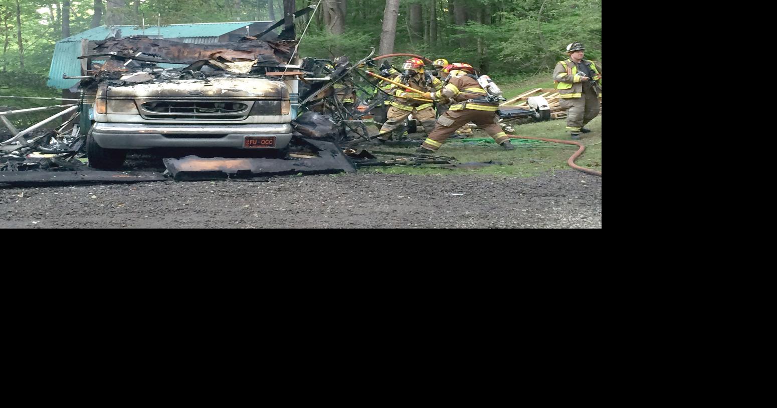 No injuries reported in Lower Yoder camper fire that nearly reaches