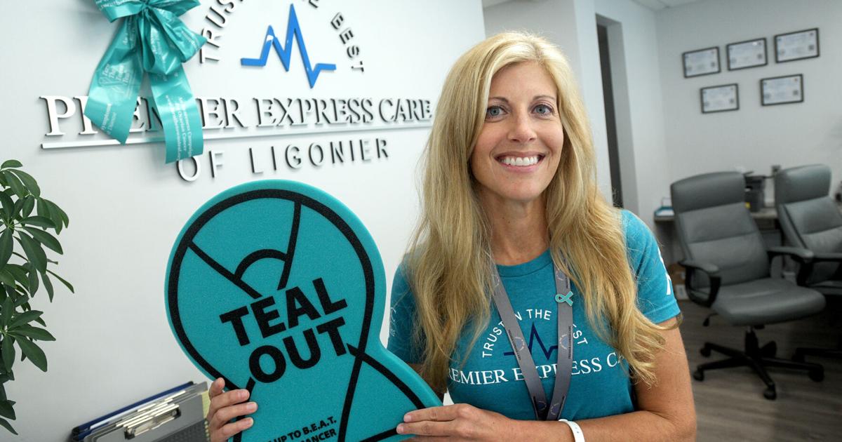 Photo: tribdem.com Premier Express Care of Ligonier | Ovarian Cancer Awareness