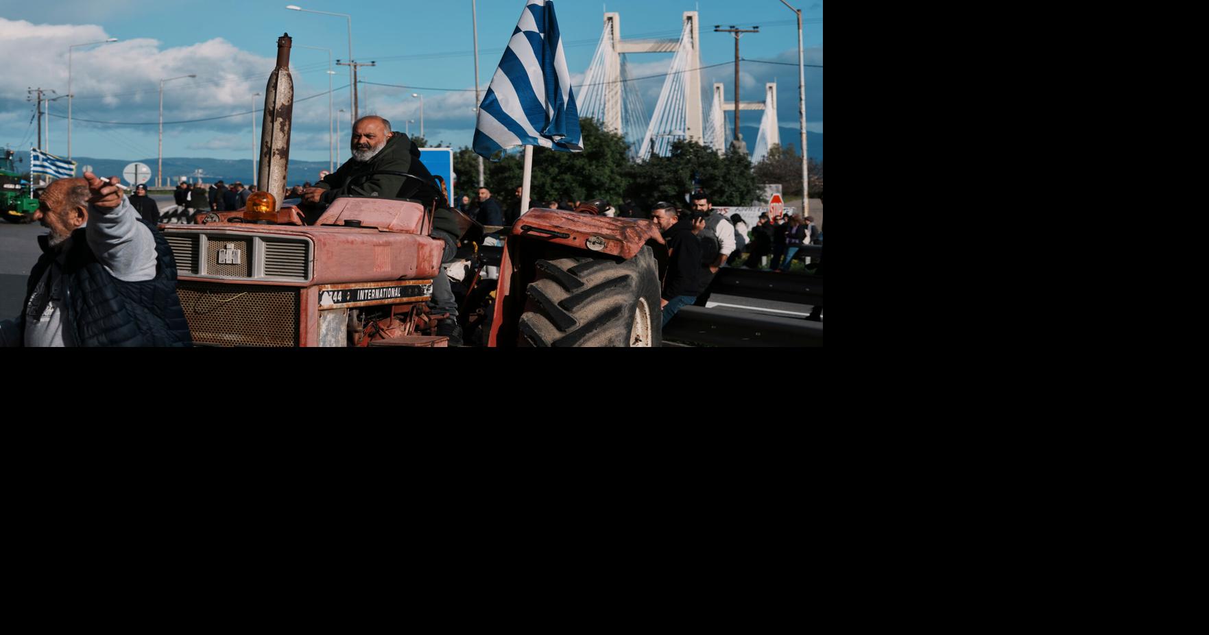 Farmers block highways across Greece in protest over rising costs, EU trade deal