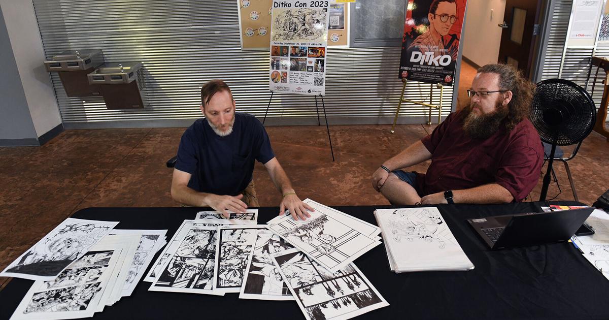 PHOTO GALLERY | Comic book artists draw on Spider-Man creator Ditko for ...