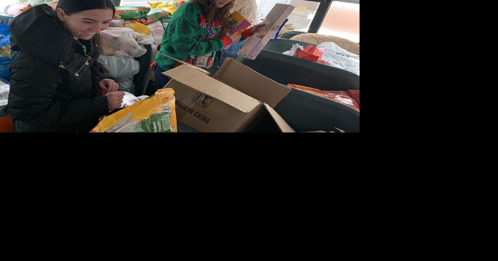 Windber students organize busload of goods for Humane Society | News ...