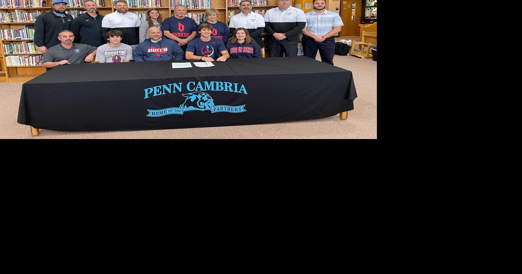 Penn Cambria's Harrold signs to play football at Duquesne Sports