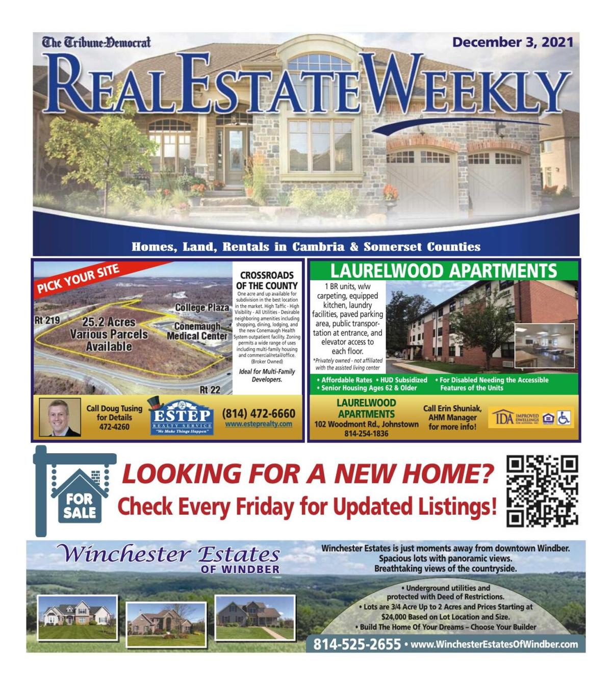 Real Estate Weekly December 3rd, 2021