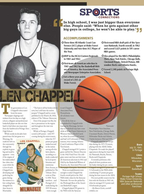 Sports Connections Portage Native Chappell Starred At Wake