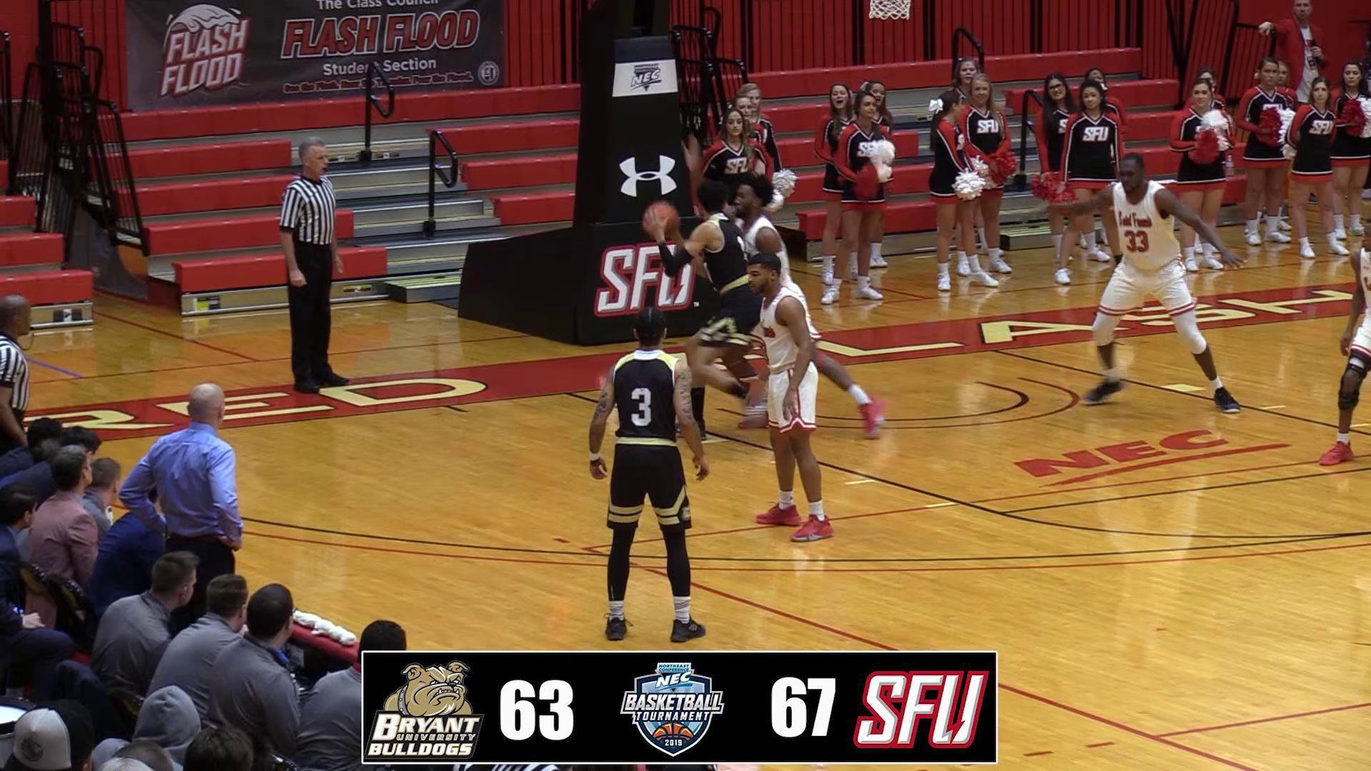 St Francis Tops Bryant In Nec Tourney Multimedia Tribdem Com