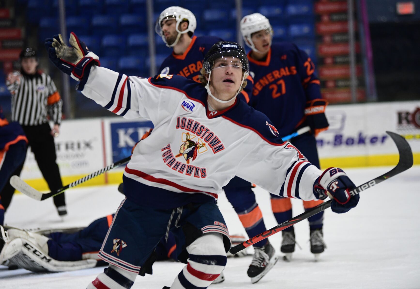 PHOTO GALLERY | Tomahawks roll past Generals inside empty arena - Vimarsana News