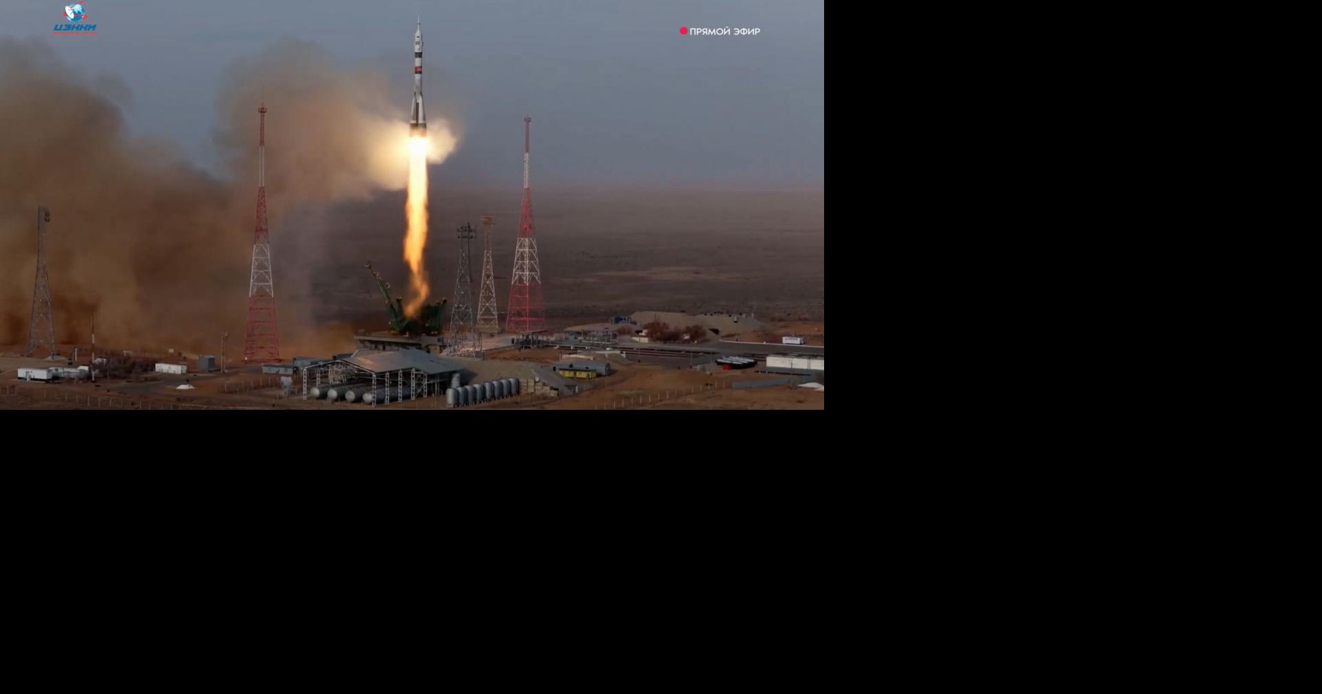 U.S.-Russian crew of 3 blasts off to International Space Station in a Russian Soyuz spacecraft