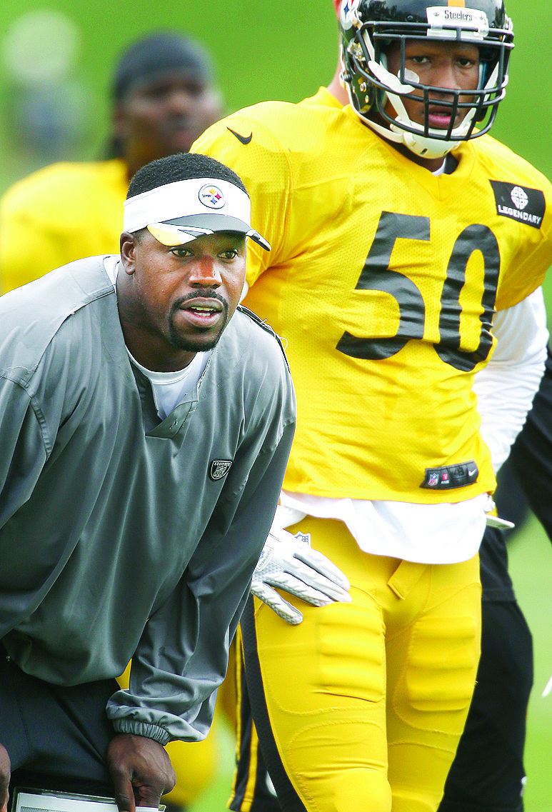 Former linebacker Joey Porter adjusts to coaching with Steelers