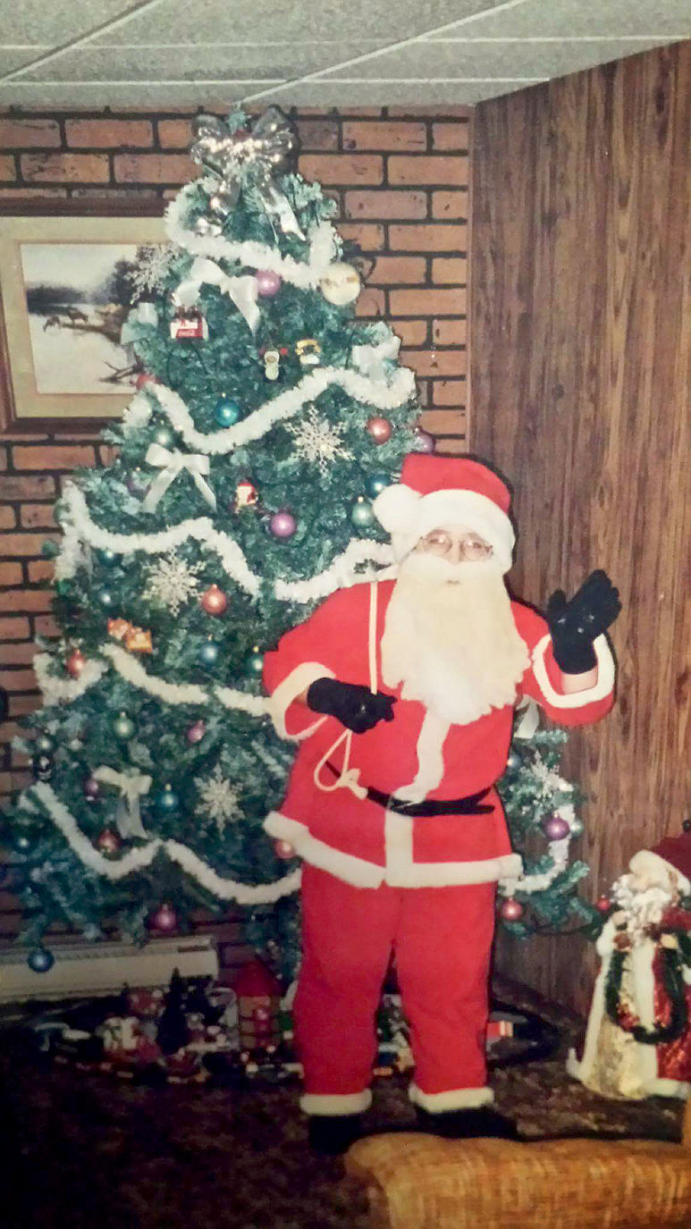 Mark Stephens as Santa age 8