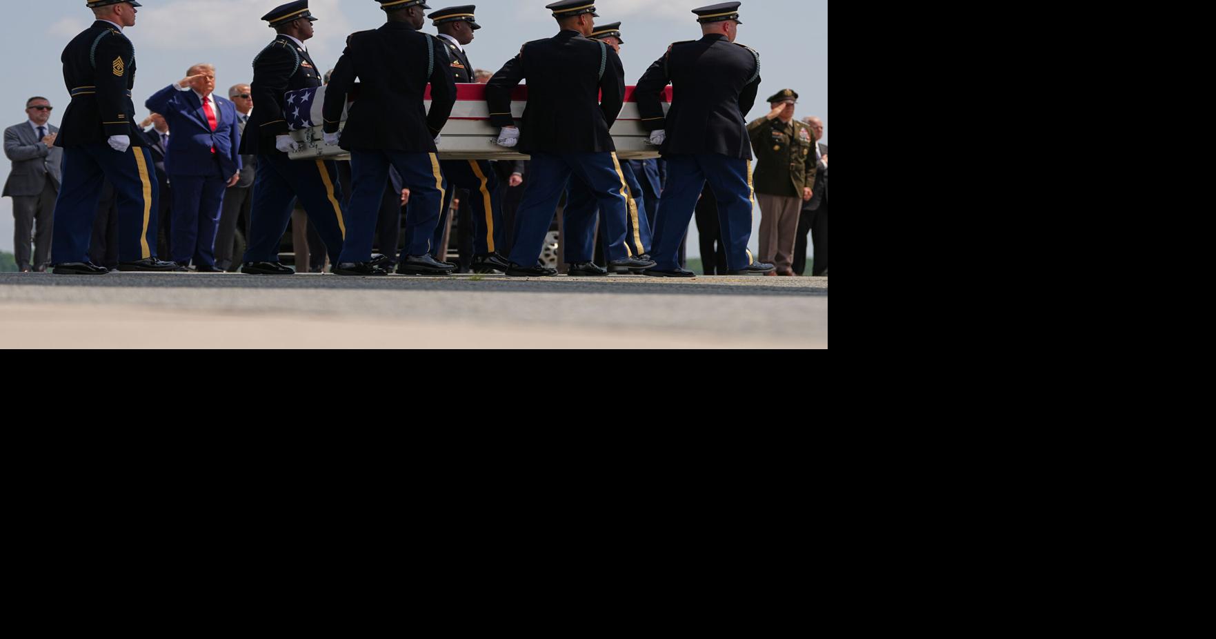 Trump pays respects to four U.S. service members killed in Middle East
