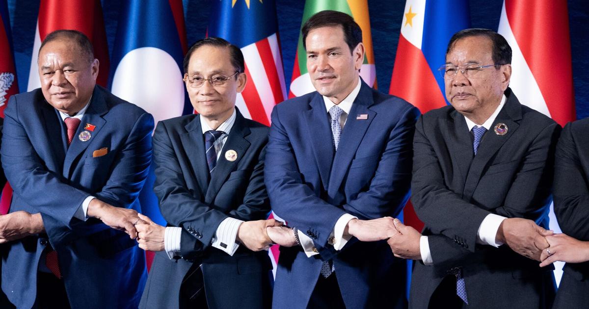 Iran's demands over Strait of Hormuz would set a dangerous precedent, Rubio warns Asian leaders