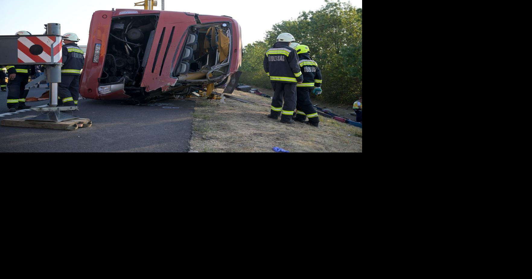 Tour bus crash in Hungary kills 12, injures at least 10