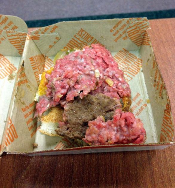 Officer Says Raw Meat In Mcdonald S Burger Made Him Sick News Tribdem Com