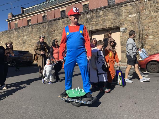 Crowds of kids show off costumes at Ebensburg's Halloween parade, trickortreat News