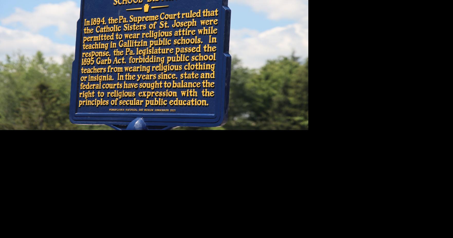 WATCH VIDEO Gallitzin historical marker spotlights 1894 court case on