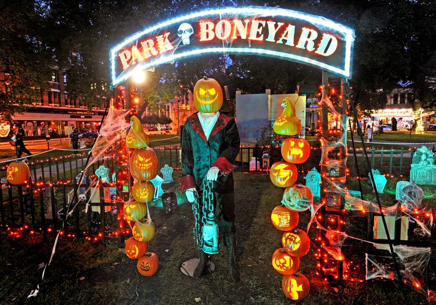 Watch Video Boneyard Comes To Life Central Park Halloween