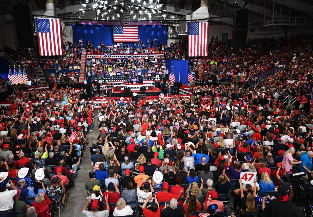 Man accused of disrupting Trump rally appears in district court Local