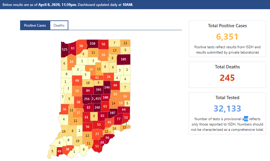 Active COVID19 case count continues to climb in Wabash Valley News