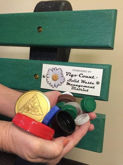 Recycled Bottle Caps Form Plastic Benches For Schools Local News Tribstar Com