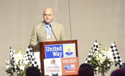 united way troy fears executive director tribstar message delivers meeting annual monday during night
