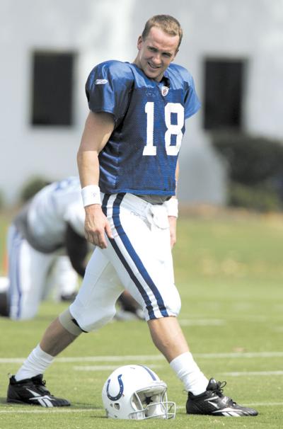 Colts Peyton Manning Picks Up Third Nfl Mvp Trophy Sports Tribstar Com