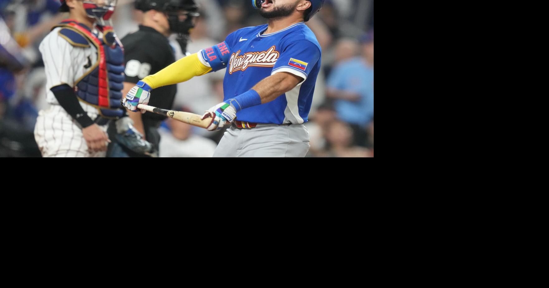 Venezuela rallies to beat Ohtani and defending champ Japan 8-5, advance to WBC semis