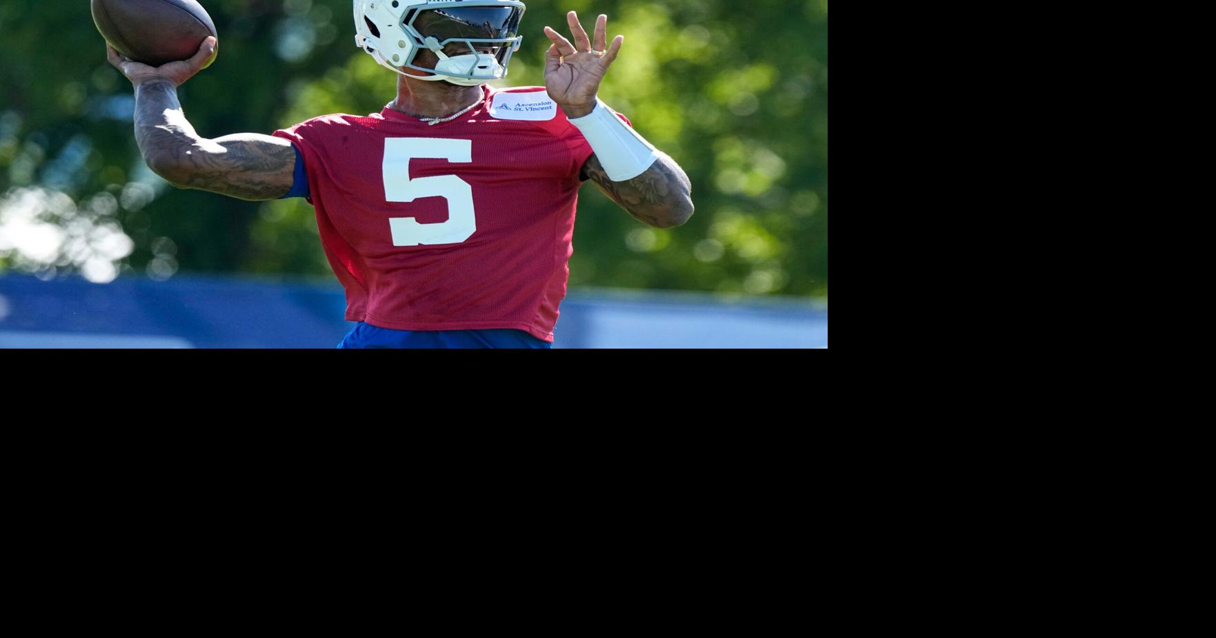 Richardson content to be with Colts, battle for backup quarterback job