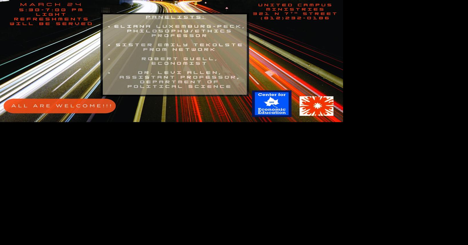 Panel to explore connections between faith, politics, economics