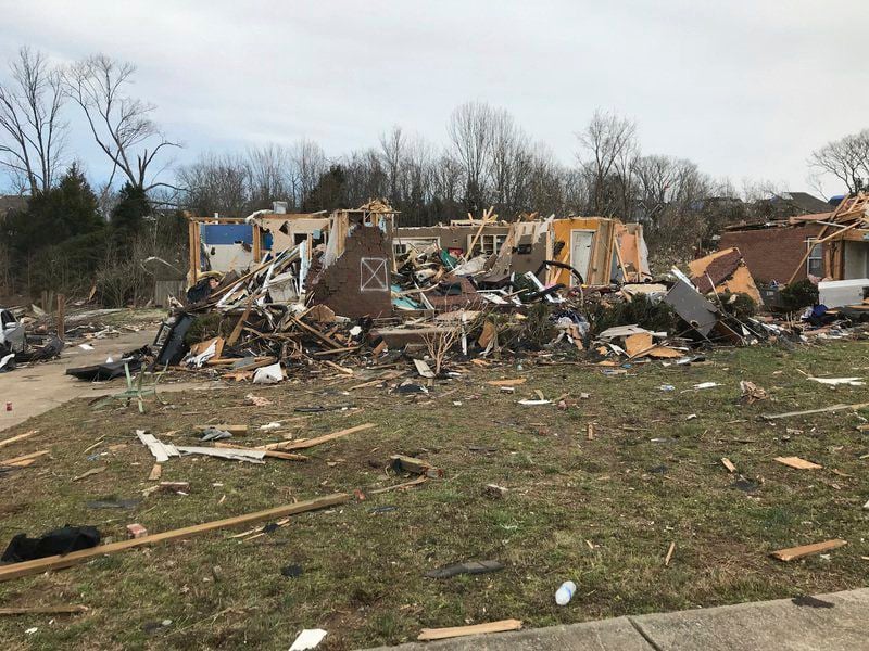 Terre Haute native's Tennessee neighborhood took direct hit from