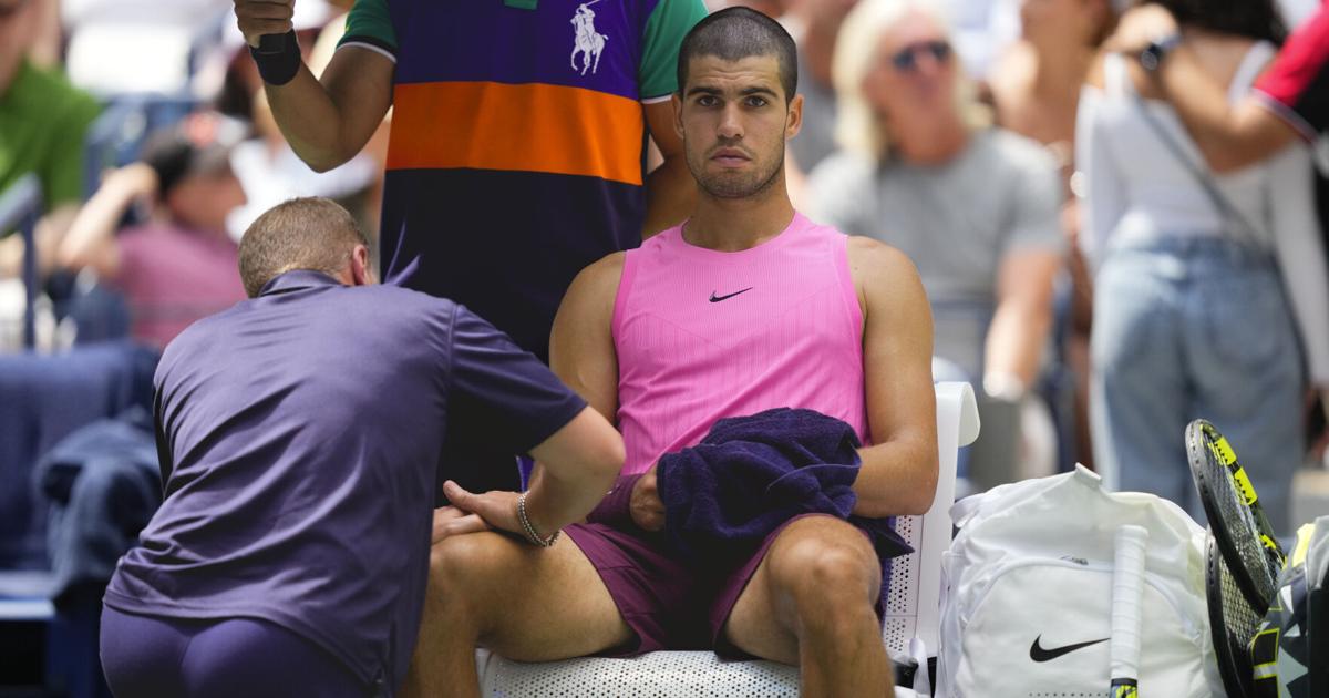 Alcaraz's brief knee problem at U.S. Open doesn't slow him down in victory