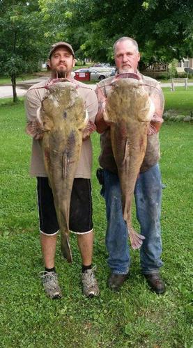 REDNECK QUAKER: Max and Uncle Danny net the big ones on the Wabash