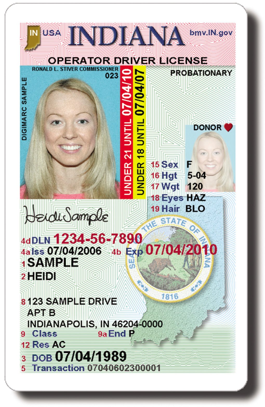 PHOTO UPDATE Indiana unveils new design for digital driver's licenses Local News