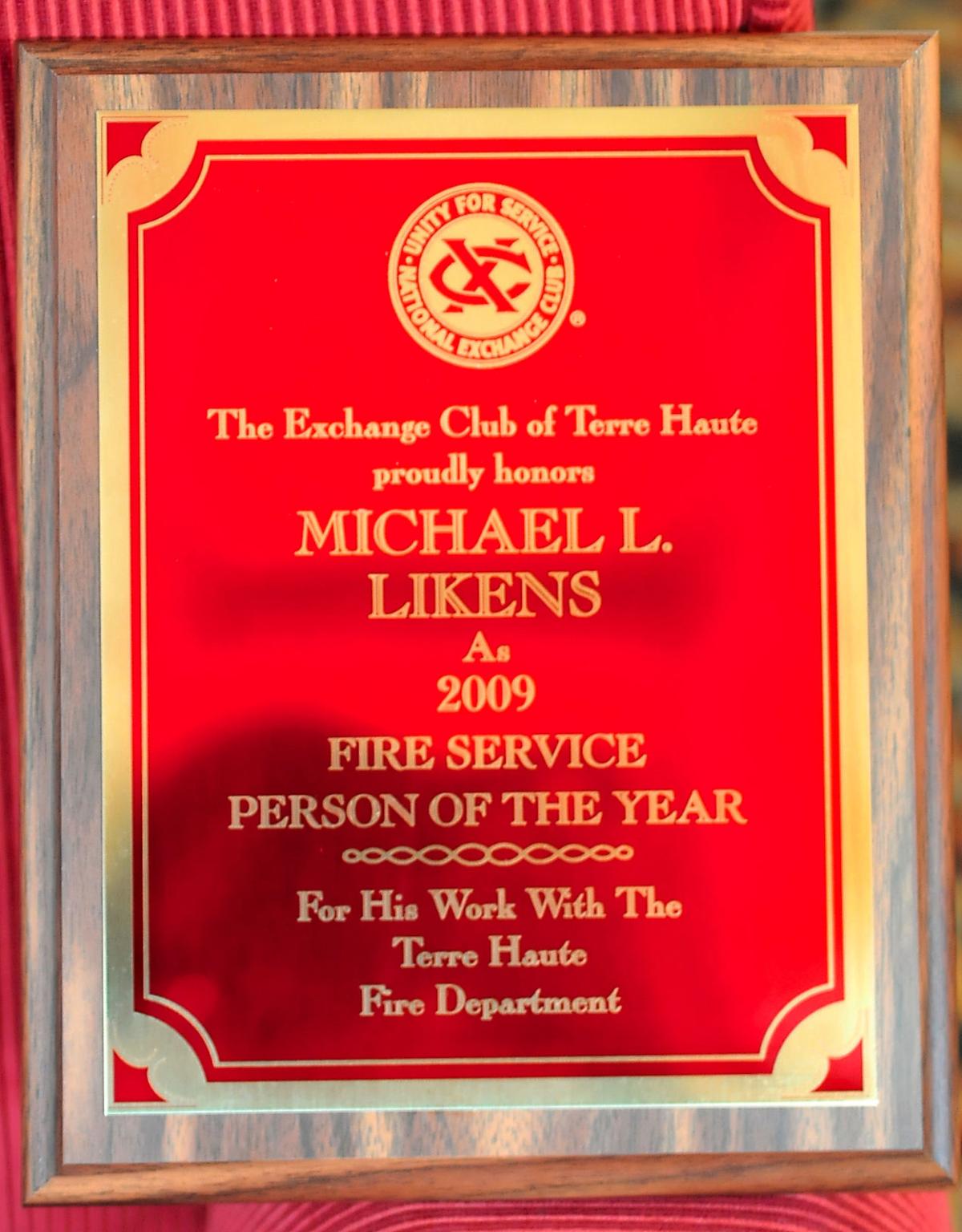 firefighter of the year award speech
