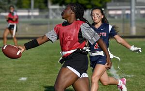 White leads Braves to first North-South flag-football win
