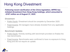 Indiana pension system divesting from Hong Kong after ‘clarification’