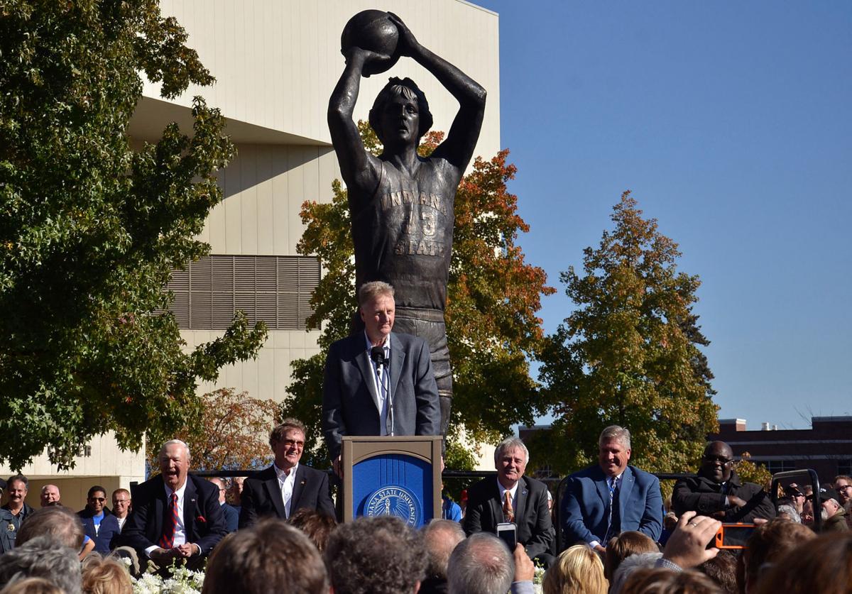 Dedicated Nearly a decade after effort began, Larry Bird’s statue christened in its rightful