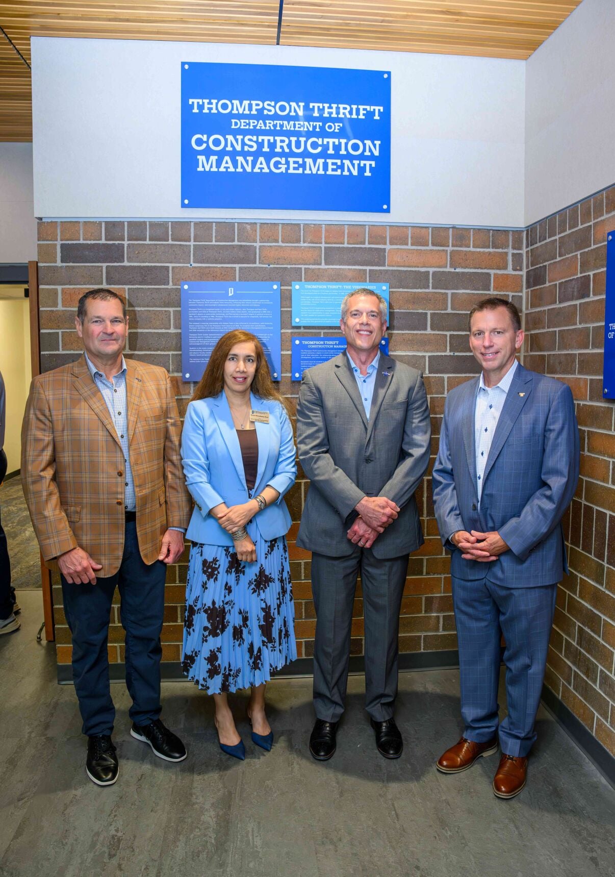 tribstar.com - Tribune-Star staff report - Indiana State dedicates Thompson Thrift Department of Construction Management