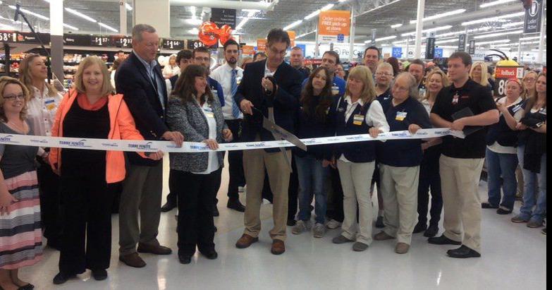 Walmart staff welcomes customers to remodeled Richardson location