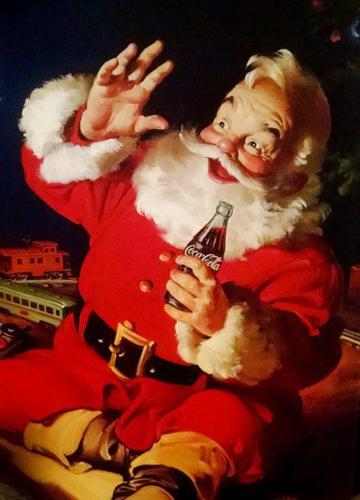 Even Santa, it turns out, went better with Coke