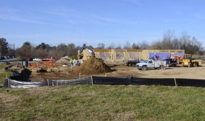 Gas Station Convenience Store Going Up At Springhill Canal