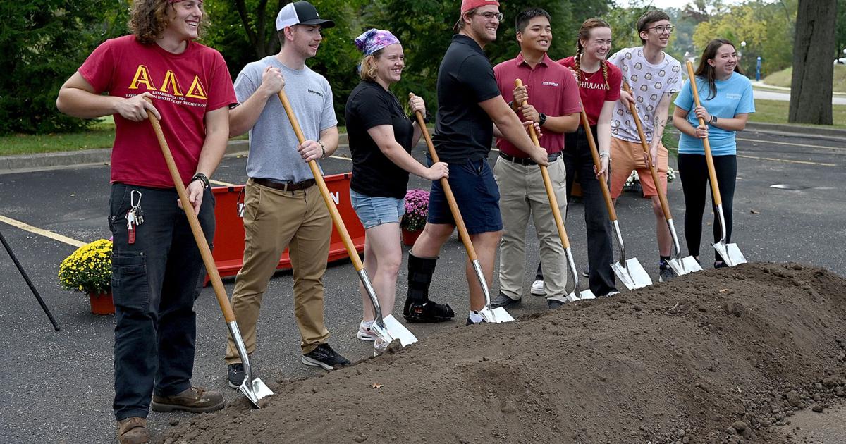 Rose-Hulman conducts groundbreaking for $30 million, 4-story residence ...
